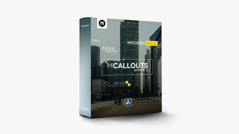 MotionVFX – mCallouts Simple 2 DVR