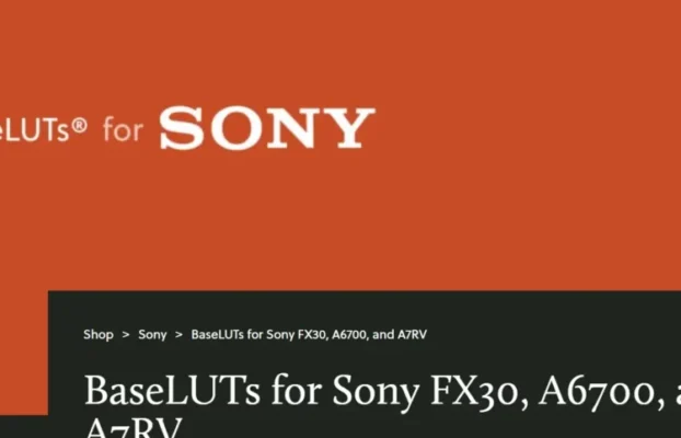 Gamut – BaseLUTs for Sony FX30, A6700, and A7RV
