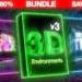 ShootaTime – ULTIMATE 3D Text Environments V1-V3 BUNDLE