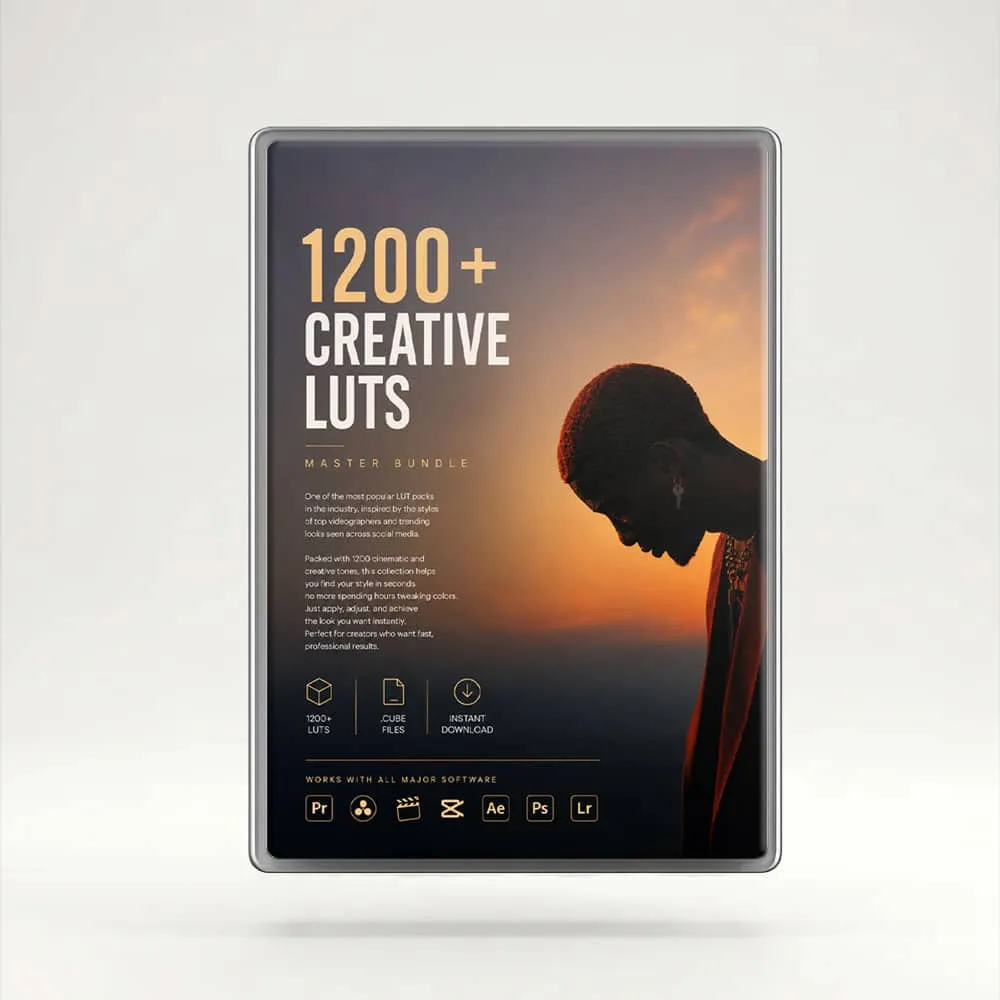 Presetcurator – 1200+ Creative Cinematic LUTs Master Bundle