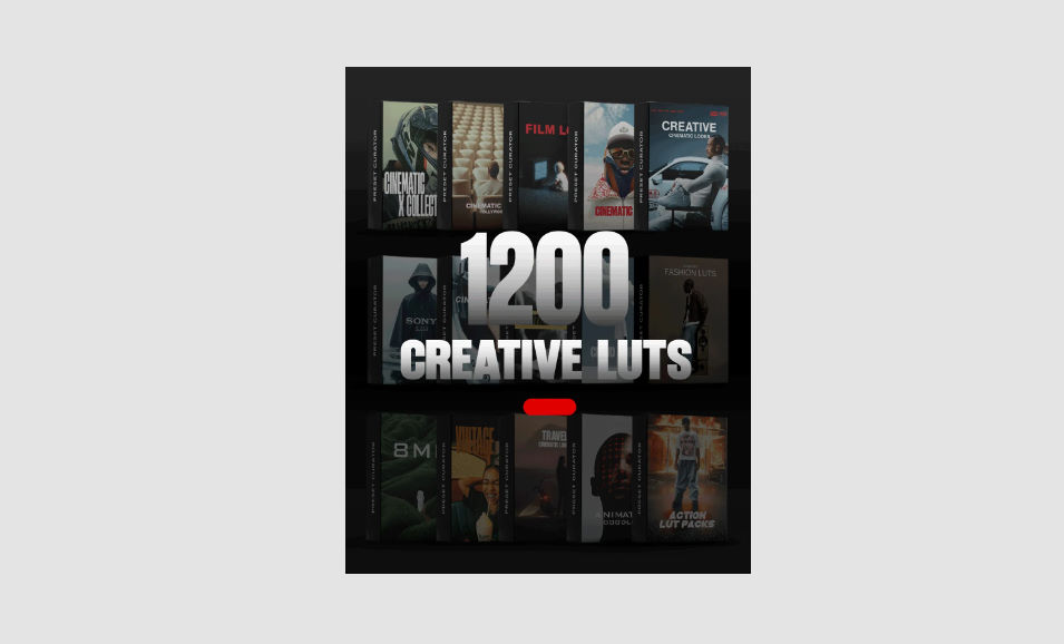 Presetcurator – 1200+ Creative Cinematic LUTs Master Bundle