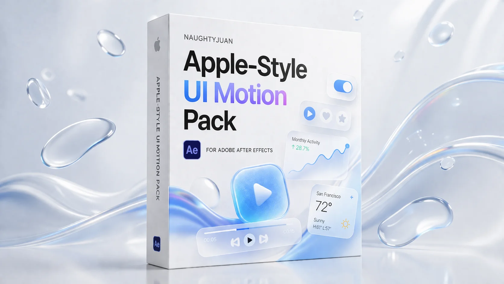 NaughtyyJuan – Apple Style Animation Preset Pack