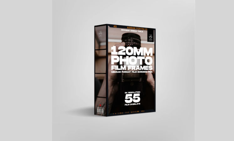 Sickboat – 120mm Photo Film Frames PNG Medium Format Film Borders PNG (8K)