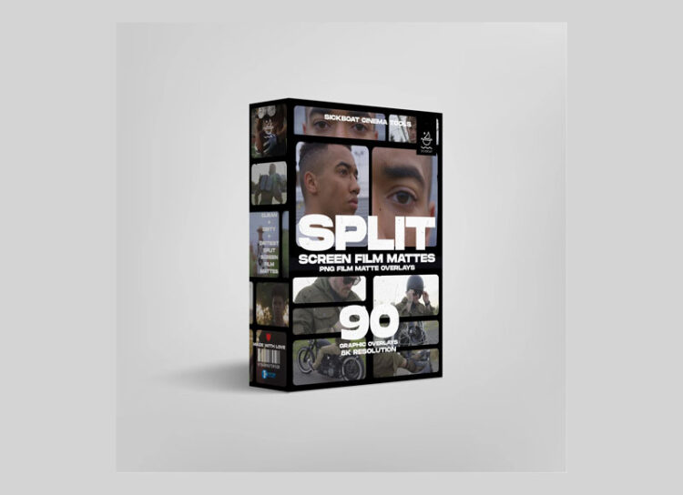 SICKBOAT – Split Screen Film Mattes (8K)