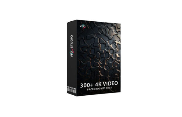 VFX Studio – 300+ 4K Video Backgrounds Pack