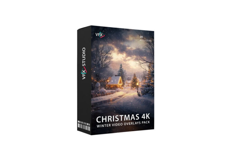 VFX Studio – Christmas 4k Winter Video Overlays Pack