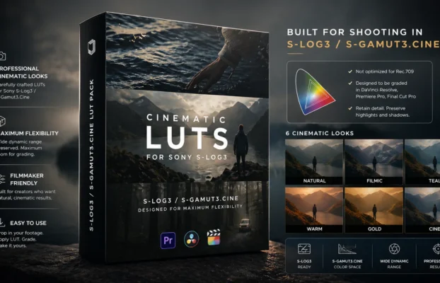 Jacob Nordin – S-Log3 LUTs Pack