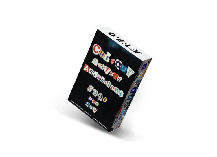 OverlayFX – Cut-Out Letters Animations Pack