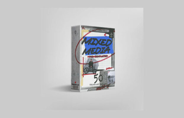 SICKBOAT – MIXED MEDIA PSD | Collage Art Photoshop Templates