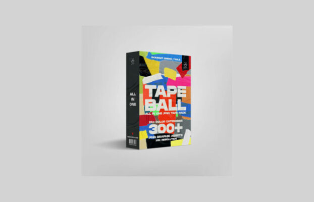 SICKBOAT – TAPE BALL: All-in-one Tape Texture PNG Pack (10K)